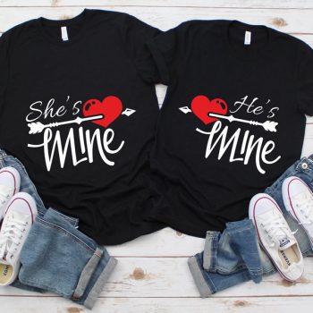 Set tricouri He's mine, She's mine