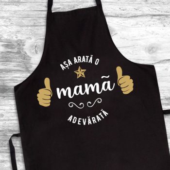 Șorț Personalizat Așa arată o Mamă adevărată