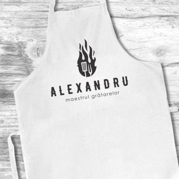Șorț personalizat - Maestrul grătarelor