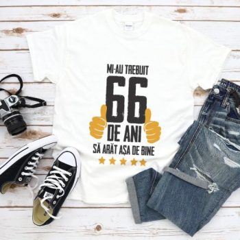 Tricou Mi-au trebuit 66 de ani sa arat asa de bine Model5