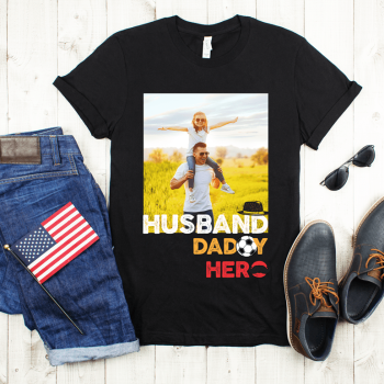 Tricou Personalizat Husband Daddy Hero