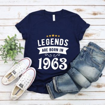 Tricou Personalizat Legends are born in 1963