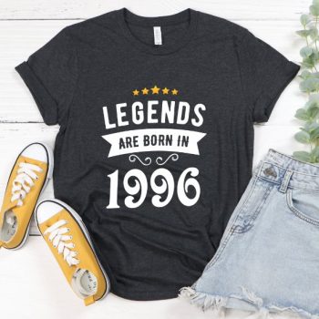 Tricou Personalizat Legends are born in 1996