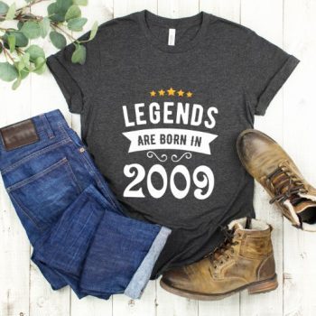 Tricou Personalizat Legends are born in 2009