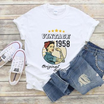 Tricou Personalizat Vintage 1958 Original Edition