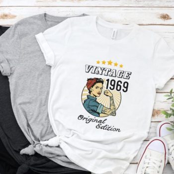 Tricou Personalizat Vintage 1969 Original Edition