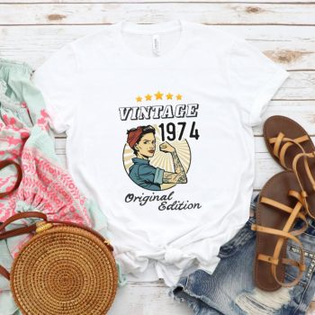 Tricou Personalizat Vintage 1974 Original Edition