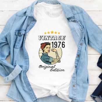 Tricou Personalizat Vintage 1976 Original Edition