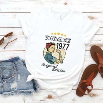 Tricou Personalizat Vintage 1977 Original Edition