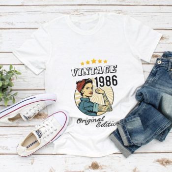 Tricou Personalizat Vintage 1986 Original Edition
