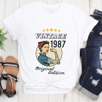 Tricou Personalizat Vintage 1987 Original Edition