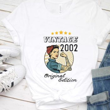 Tricou Personalizat Vintage 2002 Original Edition