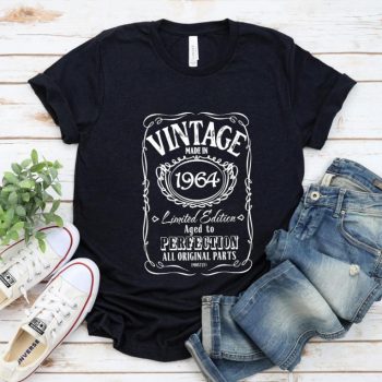Tricou Personalizat Vintage Made In 1964 Aged to Perfection