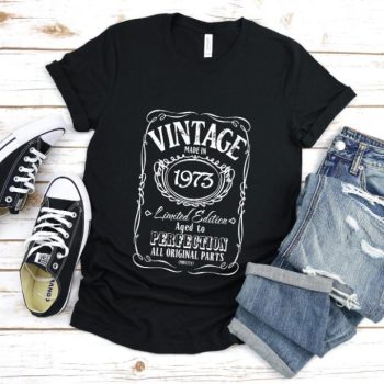Tricou Personalizat Vintage Made In 1973 Aged to Perfection