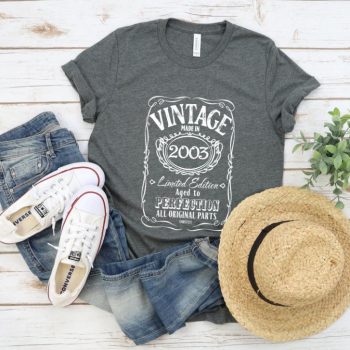 Tricou Personalizat Vintage Made In 2003 Aged to Perfection