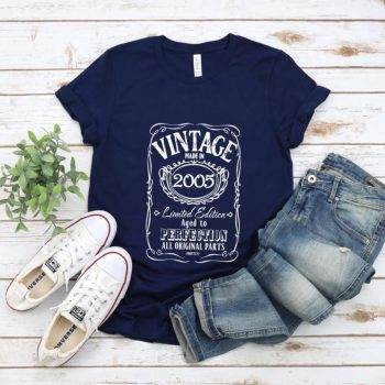 Tricou Personalizat Vintage Made In 2005 Aged to Perfection