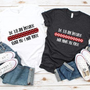 Tricouri Cuplu Personalizate - Aniversare Casatorie De 18 Ani Incoace