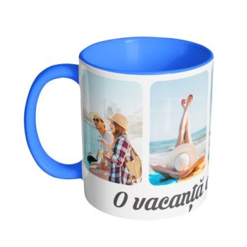 Cana Personalizata interior albastru