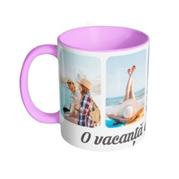 Cana Personalizata Interior Roz