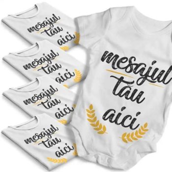 Set Tricouri personalizate cu mesajul tau