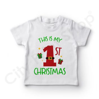Tricou This is my first Christmas