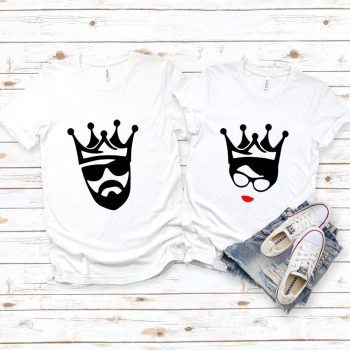 Tricouri Cuplu King Queen model2