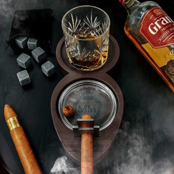 Set cadou Whisky & Cigar Tray